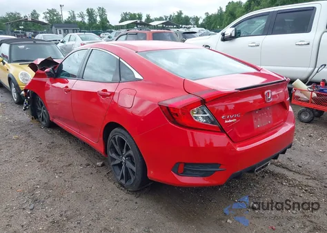 2020 Honda Civic Sport из США, поврежденный, VIN 2HGFC2F8XLH599307